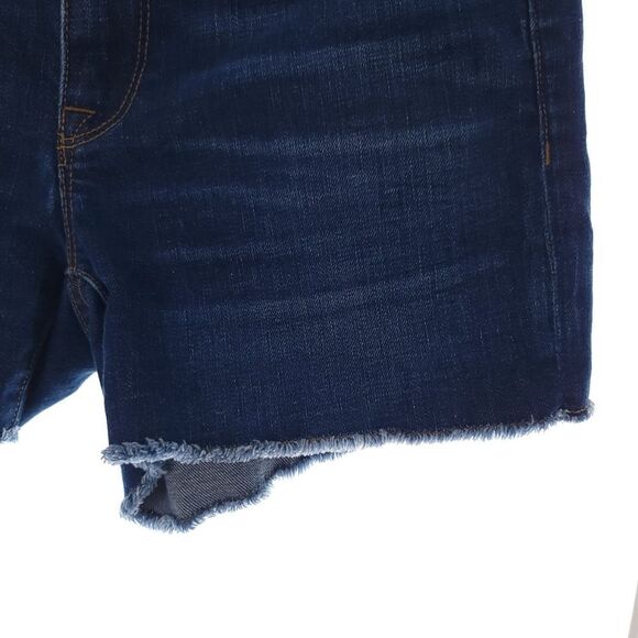 J.Crew Indigo Denim Blue Raw Hem Cut Off Blue Shorts Womens Size 26 A0813 - Picture 5 of 8
